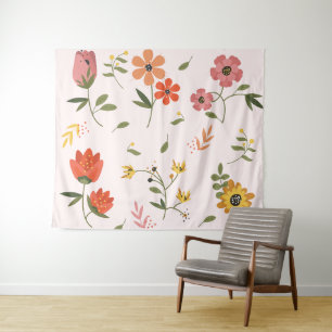 flower collection tapestry