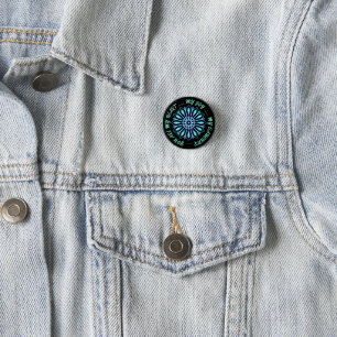 FLOWER COLOURFULL GIFT FOR MOM DAD SISTER SON BOSS 3 CM ROUND BADGE