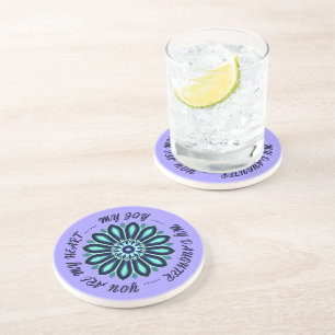 FLOWER COLOURFULL GIFT FOR MOM DAD SISTER SON BOSS COASTER