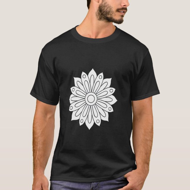 Flower Colouring T-Shirt (Front)