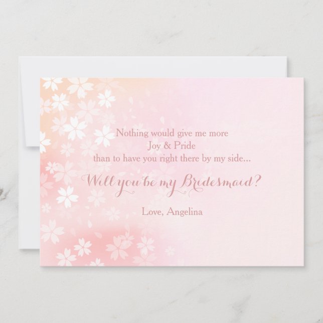 Flower Confetti Invitation (Front)