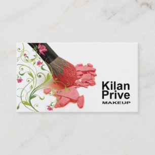 "Flower Cosmetics" - Makeup Artist, Cosmetologist Business Card