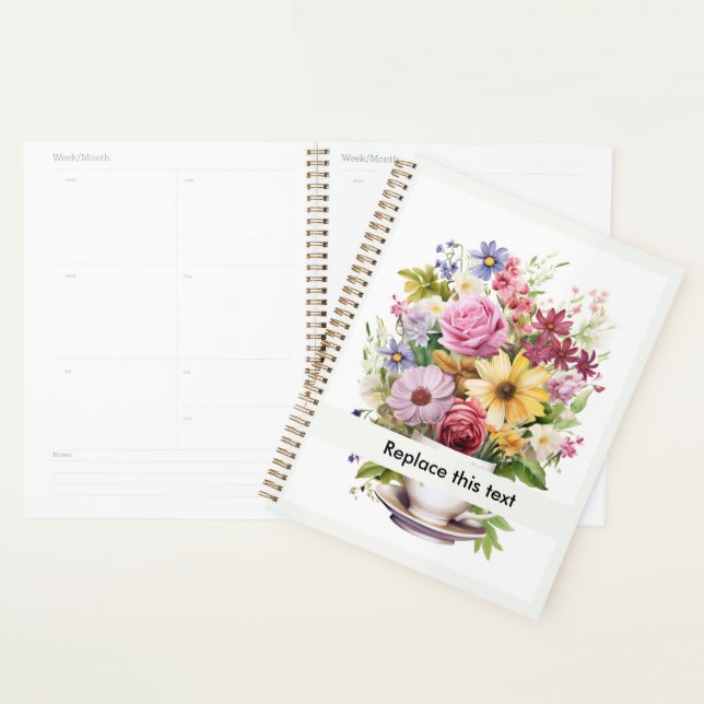 Flower cup: 5 of 75 planner (Display)