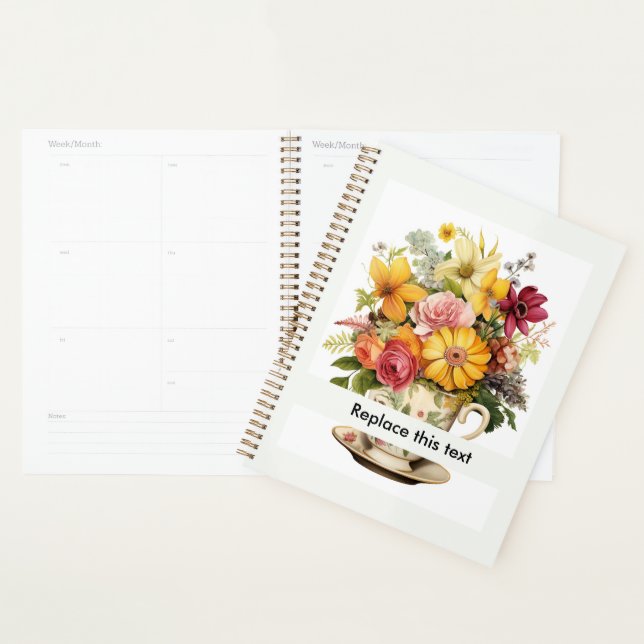 Flower cup: 6 of 75 planner (Display)