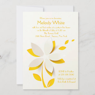 Flower Cutout Invitation