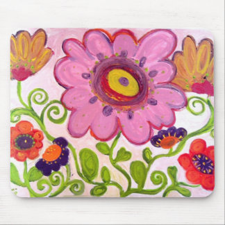 flower dance mouse pad
