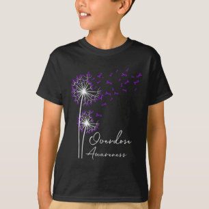 Flower Dandelion Faith Hope Love Purple Overdose A T-Shirt