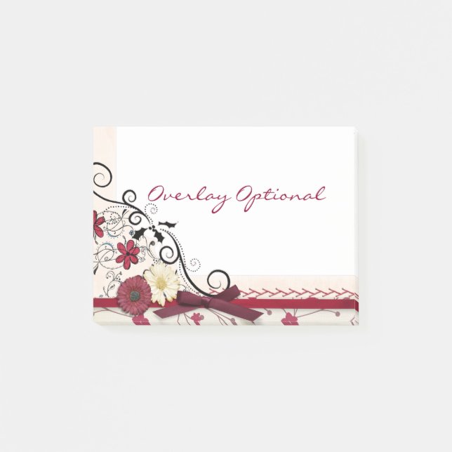 Flower Decor 106 Options Post-it Notes (Front)