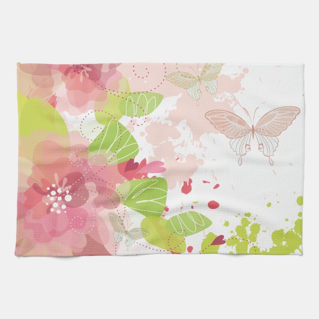 Flower Decor 16 Kitchen Towel (Horizontal)