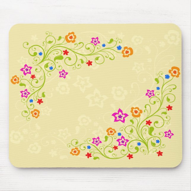 Flower Decor 1 Mousepad (Front)