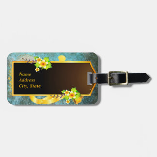 Flower Decor 22A Luggage Tag