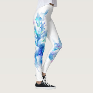 Flower Decor 23A Leggings