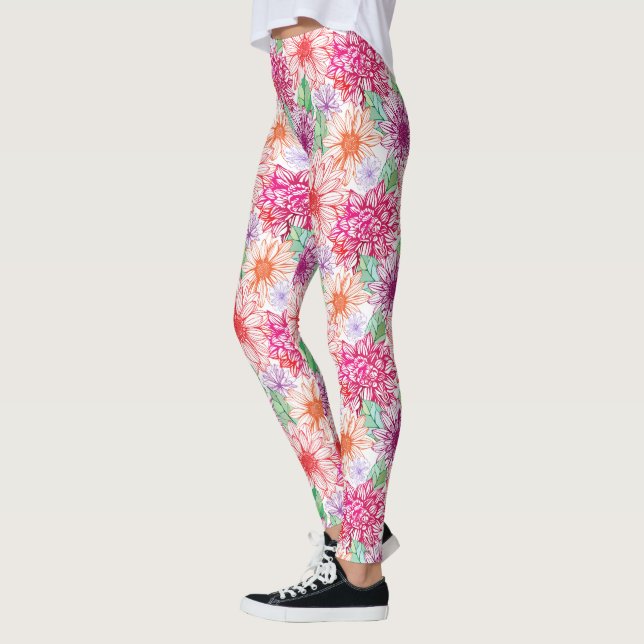 Flower Decor 26 Leggings (Left)