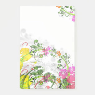 Flower Decor 37 Post-it Notes