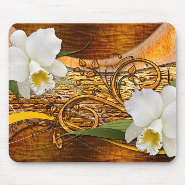 Flower Decor 3 Mousepad (Front)