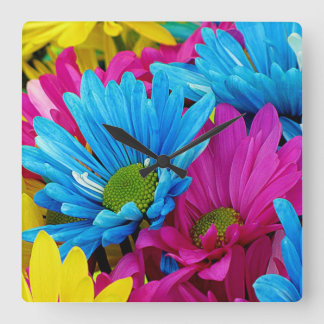 Flower Decor 42 Wall Clocks & Numeral Options