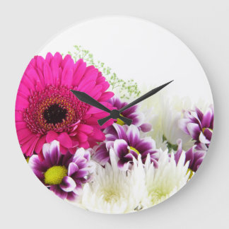 Flower Decor 43 Wall Clocks Options