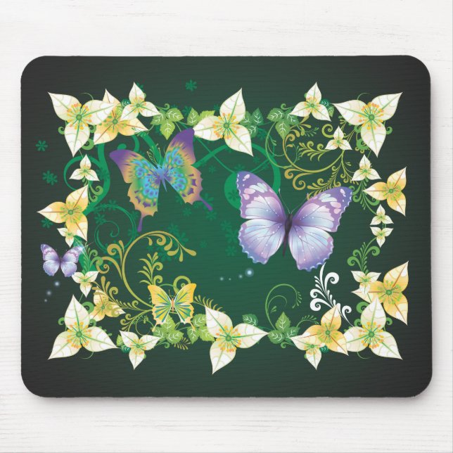 Flower Decor 4 Mousepad (Front)