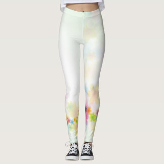 Flower Decor 54B Leggings
