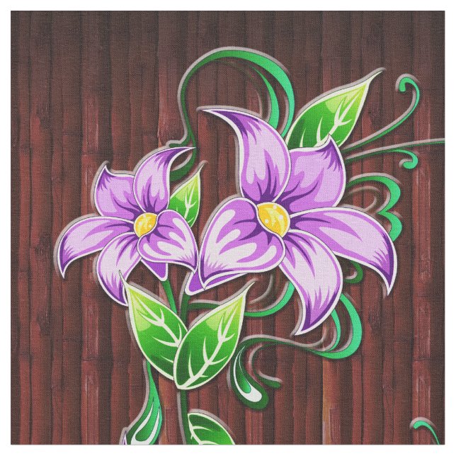 Flower Decor 5 & 5A Options Custom Fabric (Close Up)