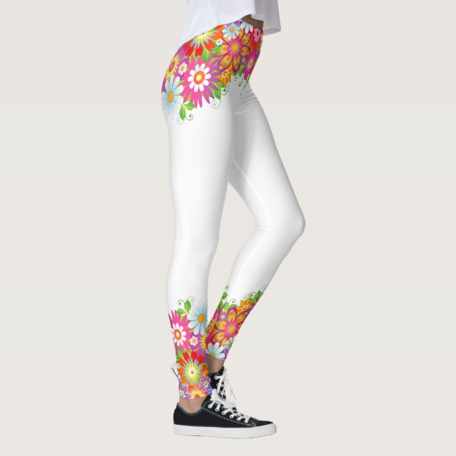 Flower Decor 61 Leggings (Right)