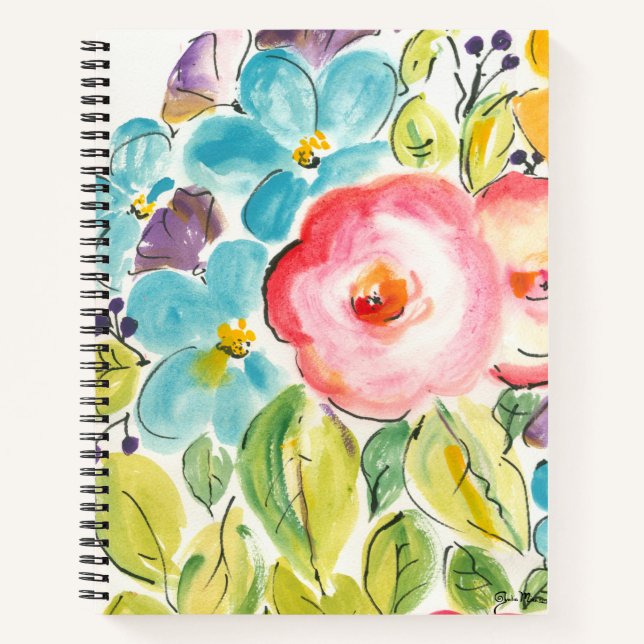 Flower Delight II Notebook (Front)