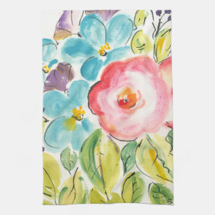 Flower Delight II Tea Towel