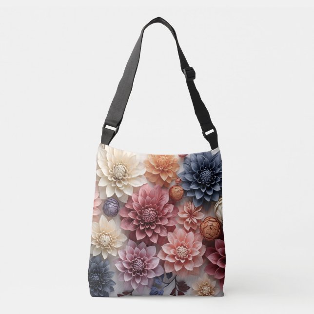 Flower design crossbody bag (Front)