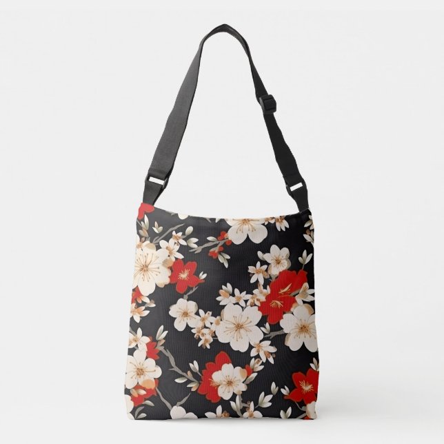 Flower design crossbody bag (Front)