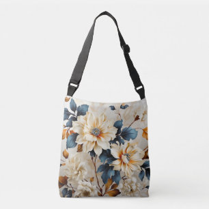 Flower design crossbody bag