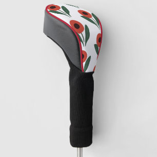 Flower Design Golf Head Cover