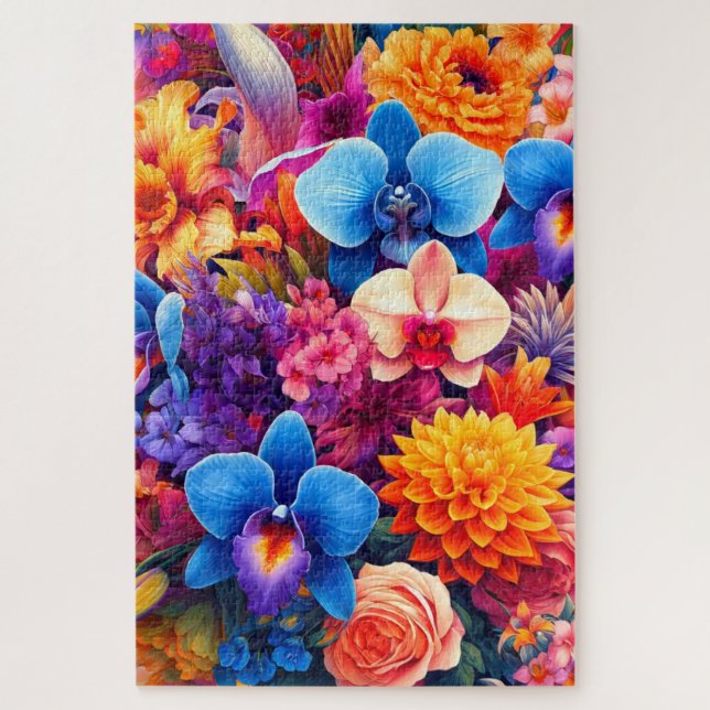 Flower Design Jigsaw Puzzle (Vertical)