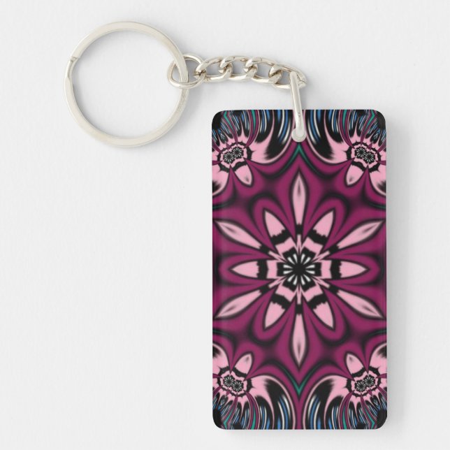 flower design key ring (Front)