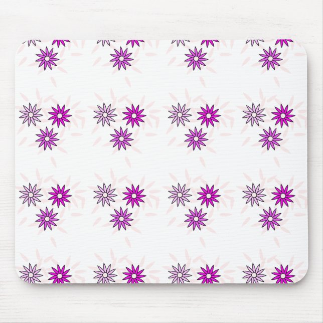 Flower design  mouse pad (Front)