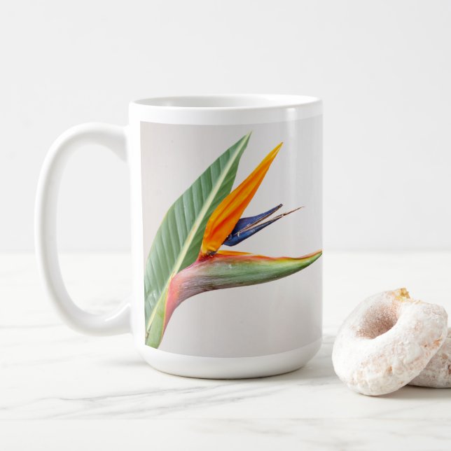 Flower design Mug (With Donut)