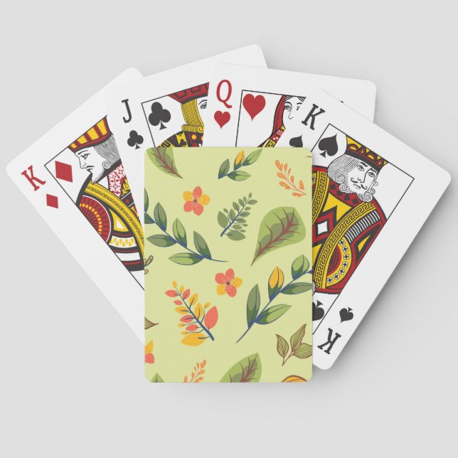 Flower Design Series 3 Playing Cards (Back)