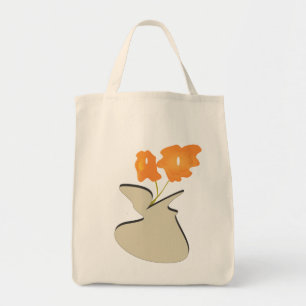 Flower Design Tote Bag