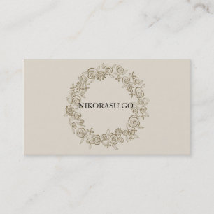 FLOWER DESIGNER BUSINESS CARD