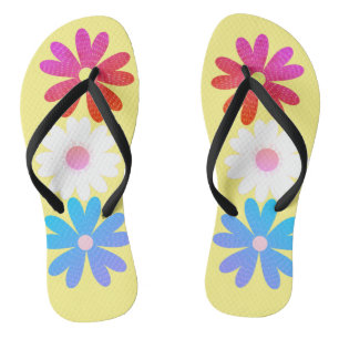flower designs jandals