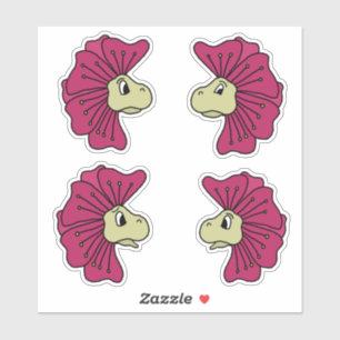 Flower dino Expressions Faces