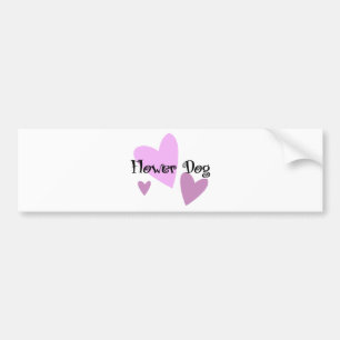 Flower Dog Bumper Sticker