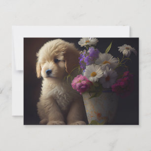 Flower Dog Postcards