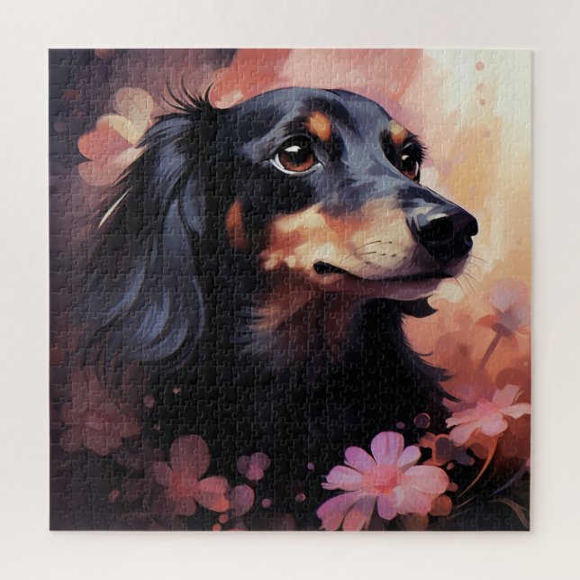 Flower Dog Puzzle 5 (Vertical)