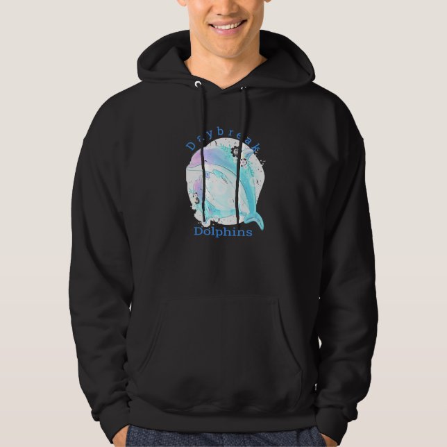 Flower Dolphins Daybreak Elementary School Ut Spir Hoodie (Front)