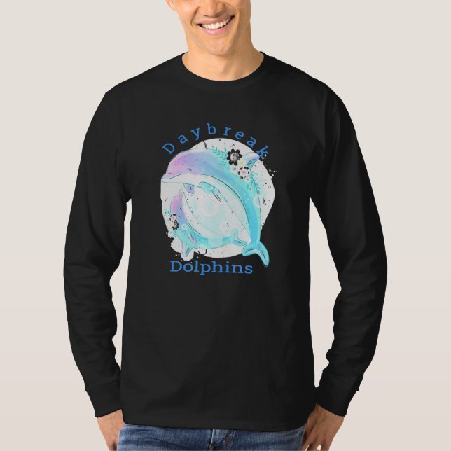 Flower Dolphins Daybreak Elementary School Ut Spir T-Shirt (Front)