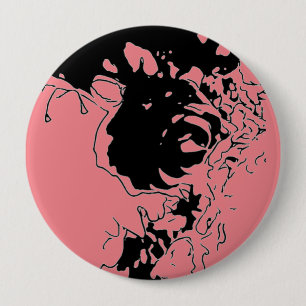 Flower Doodle 10 Cm Round Badge