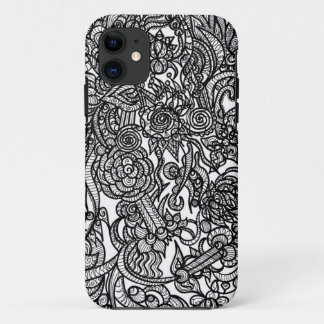 Flower Doodle Case-Mate iPhone Case