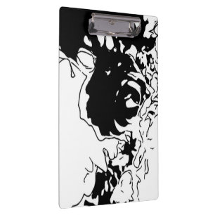 Flower Doodle Clipboard