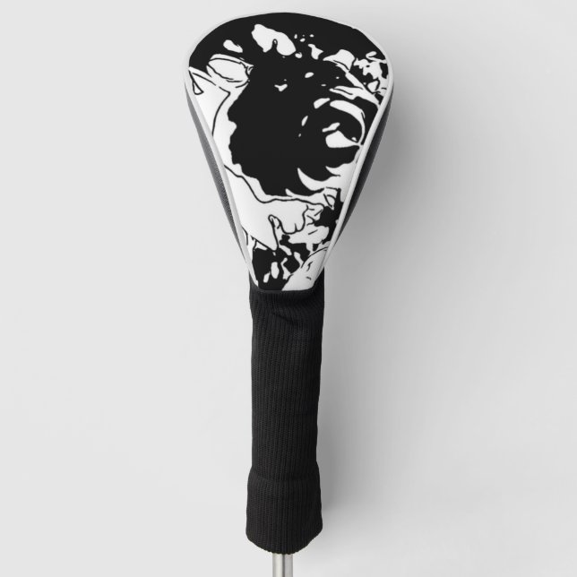 Flower Doodle Golf Head Cover (Front)