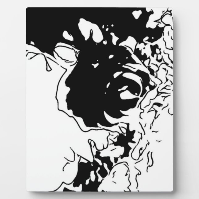Flower Doodle Plaque (Front)